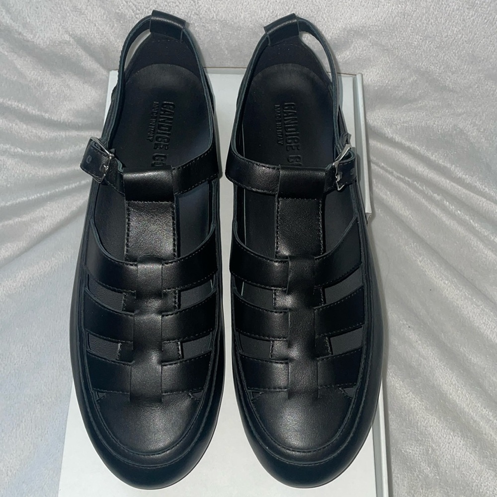 NWT Candice Cooper Rock T-Bar Fisherman Sandal - Picture 9 of 15